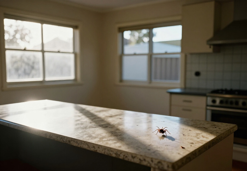 Ant trail in a Willmot living room before treatment